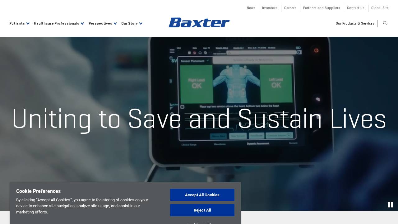 Hill-Rom Company, Inc. website screenshot
