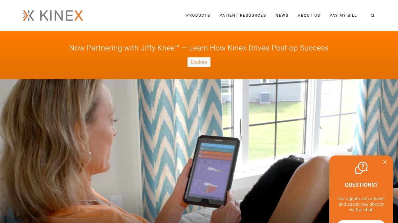 Kinex Medical Company LLC website screenshot
