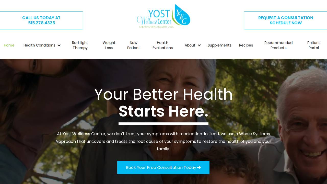 Meghan Knutson, D.C website screenshot