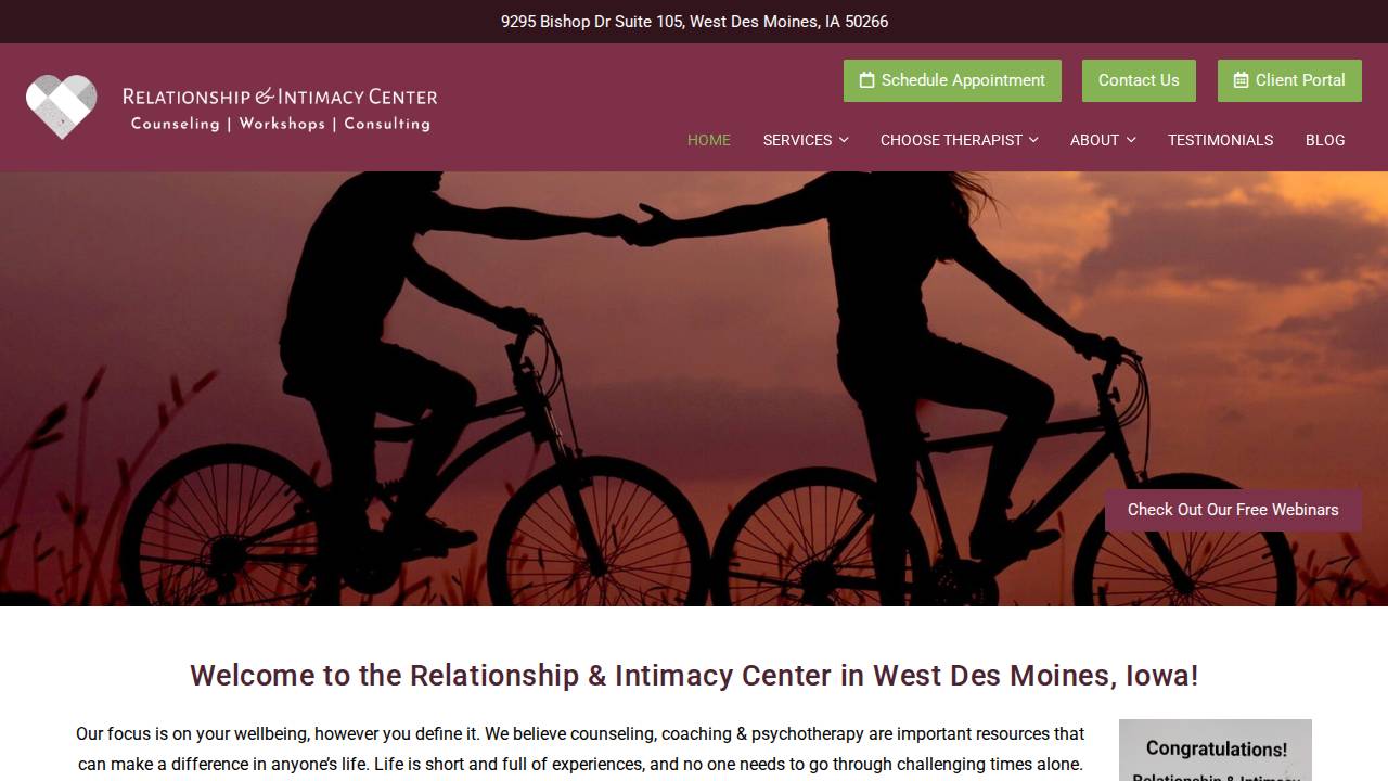 Petrina Leitz website screenshot