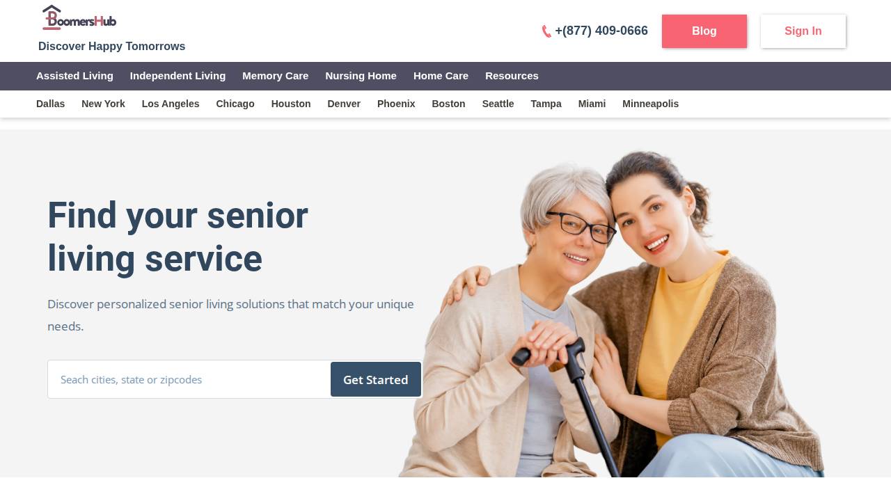 Marian Homecare website screenshot