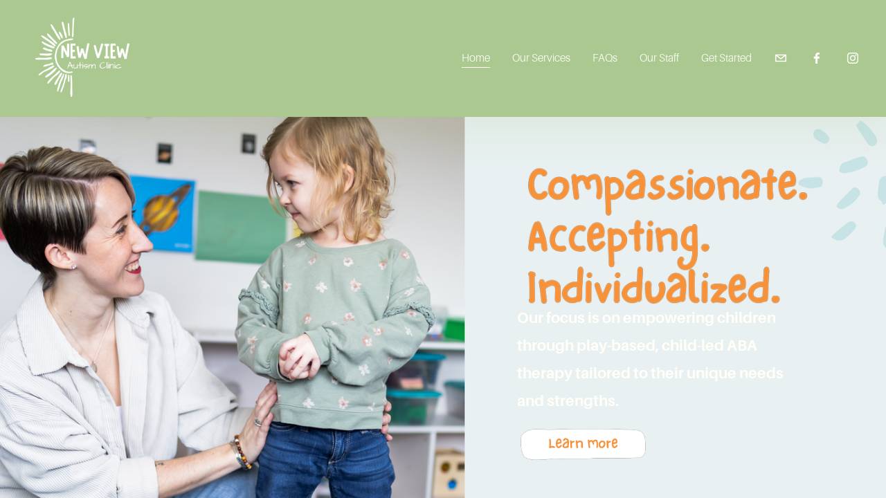 Jessica Marken website screenshot