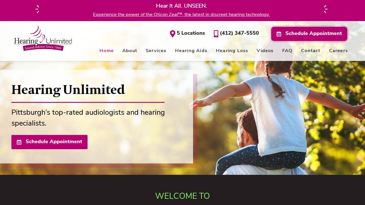 Shawn McAlevy, H.I.S website screenshot