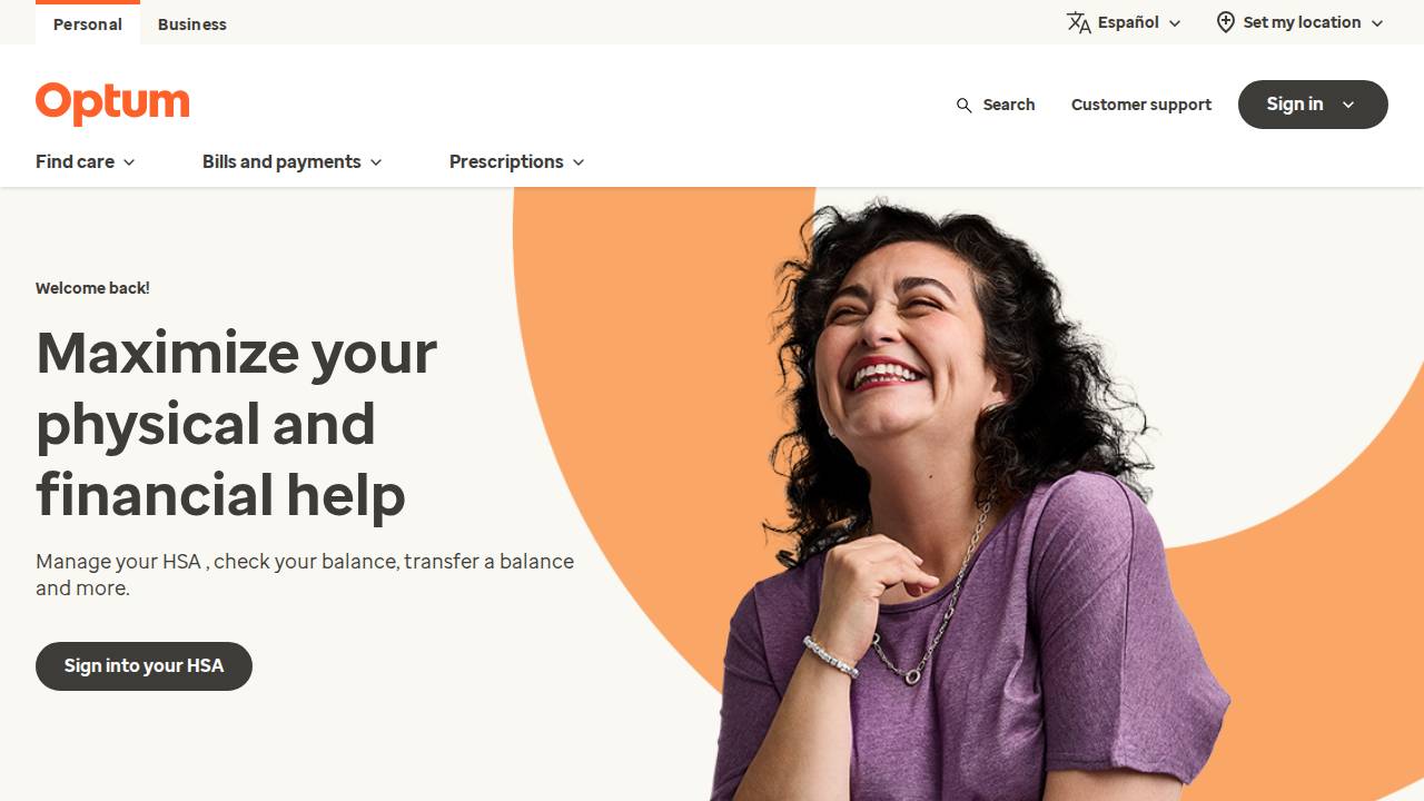 Optum Infusion Services 550, LLC website screenshot
