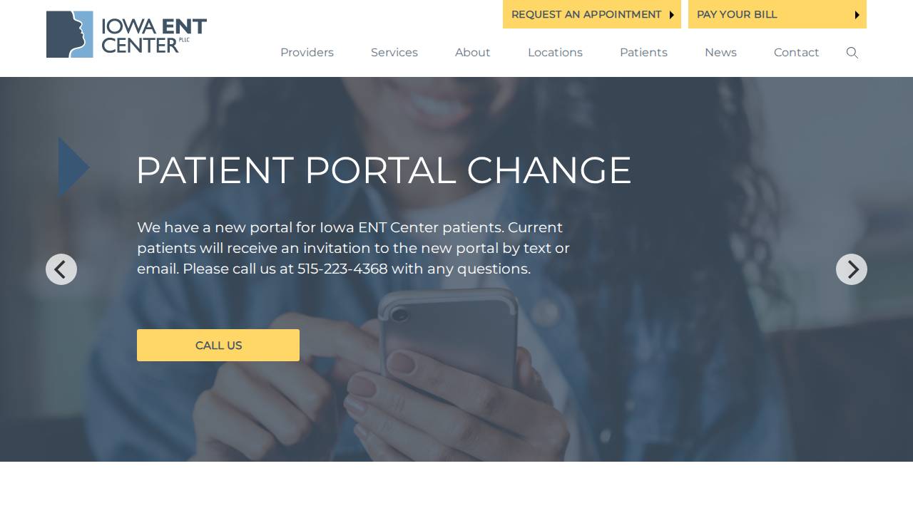 Curtis Pargeon website screenshot