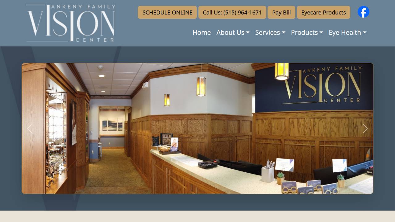 Teri Shepherd, O.D website screenshot