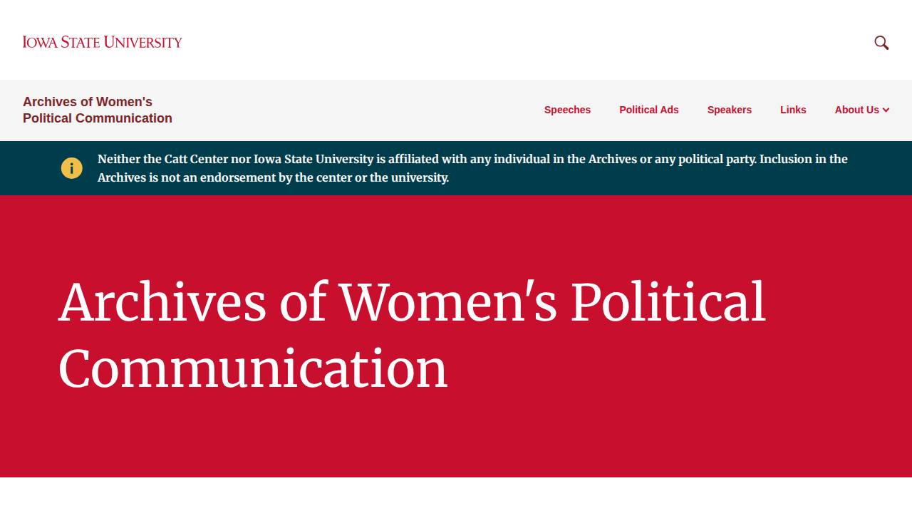 Katherine Clark, M.A website screenshot