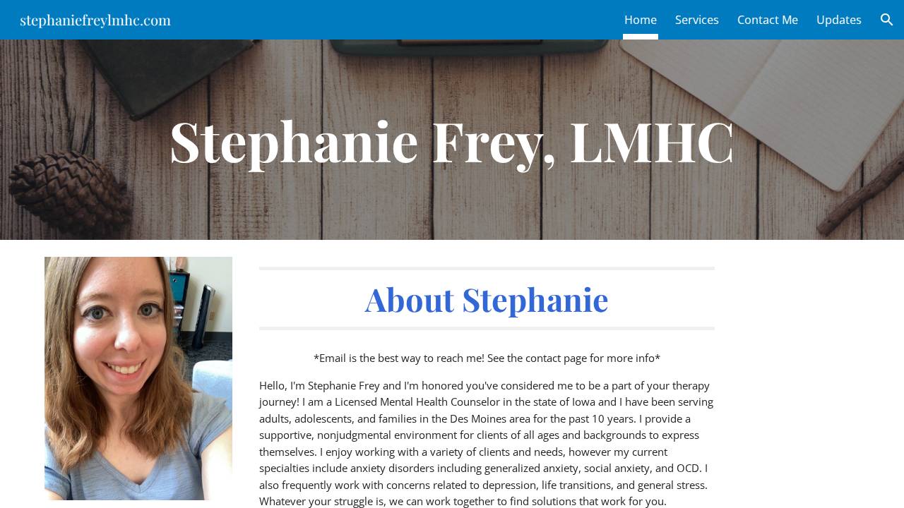 Stephanie Main, RPh website screenshot