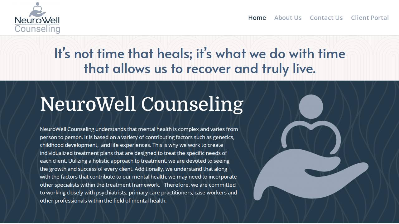 Neurowell, PLLC website screenshot