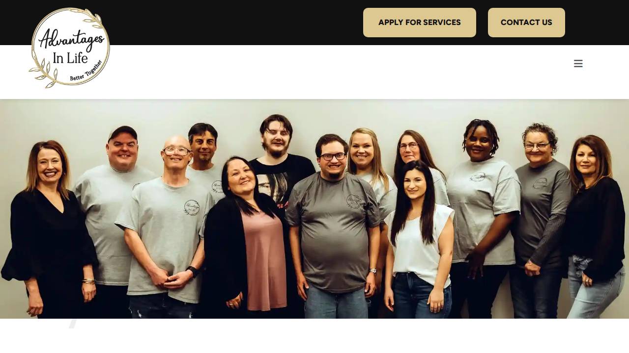 Advantages In Life Inc. website screenshot