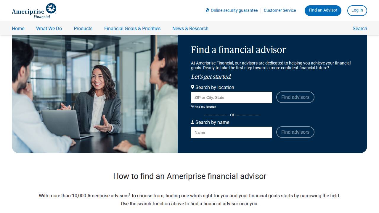 Ascend Groups LLC website screenshot