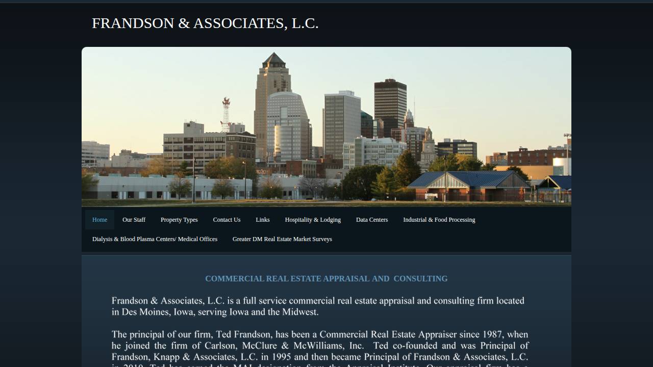 Ted Friedmann, CO website screenshot