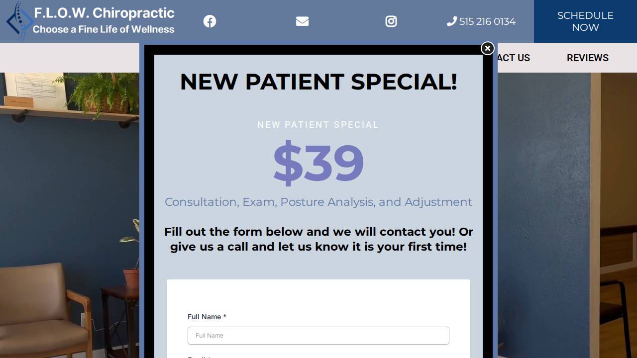 Britt Noel, DC website screenshot