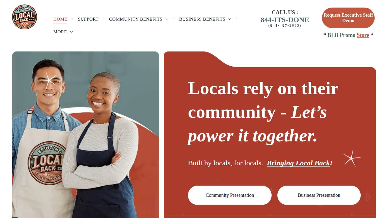 Synergy Presence, LLC website screenshot