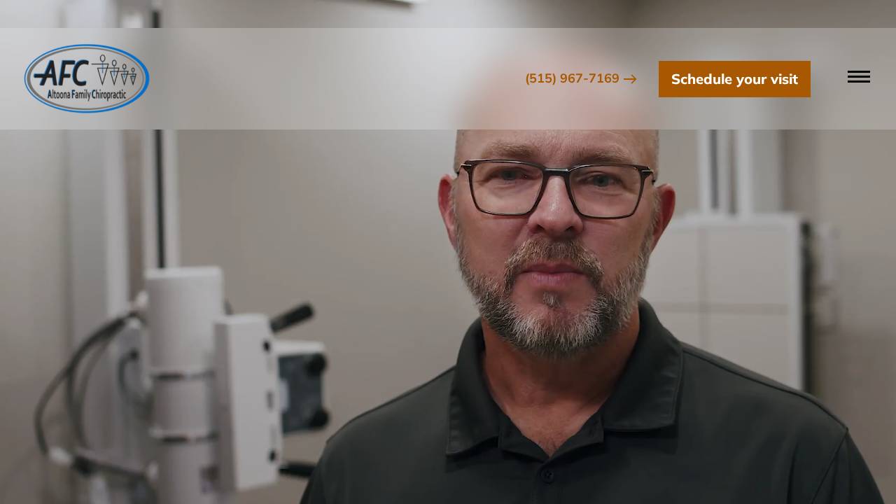 Christensen Chiropractic PC website screenshot