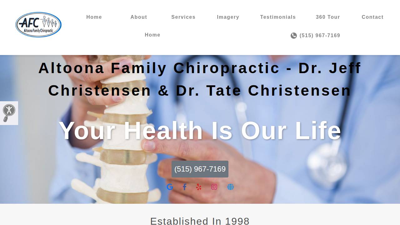 Jeffery Christensen, DC website screenshot