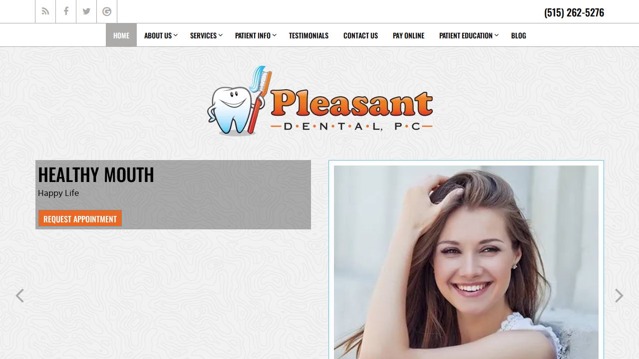 Angela Forsberg website screenshot