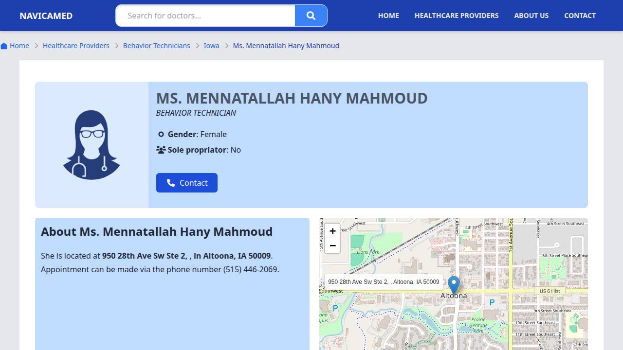 Mennatallah Mahmoud website screenshot