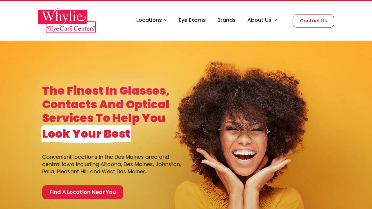 Sheri Matthaidess, OD website screenshot