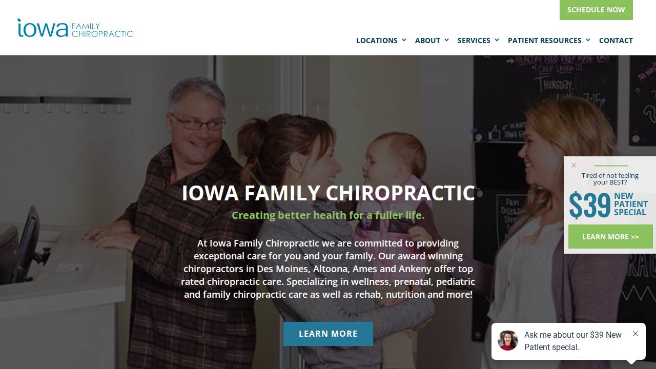 Dallas Menke, DC website screenshot