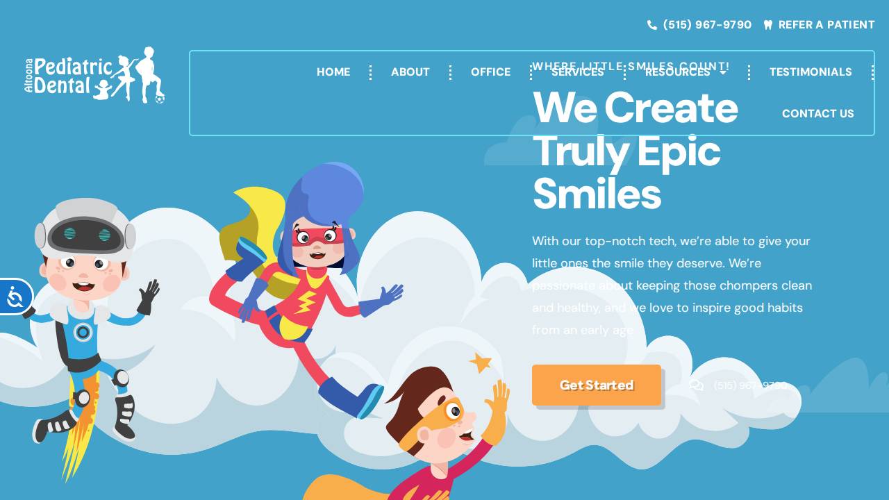 Wolfe Family Dentistry Inc.. website screenshot