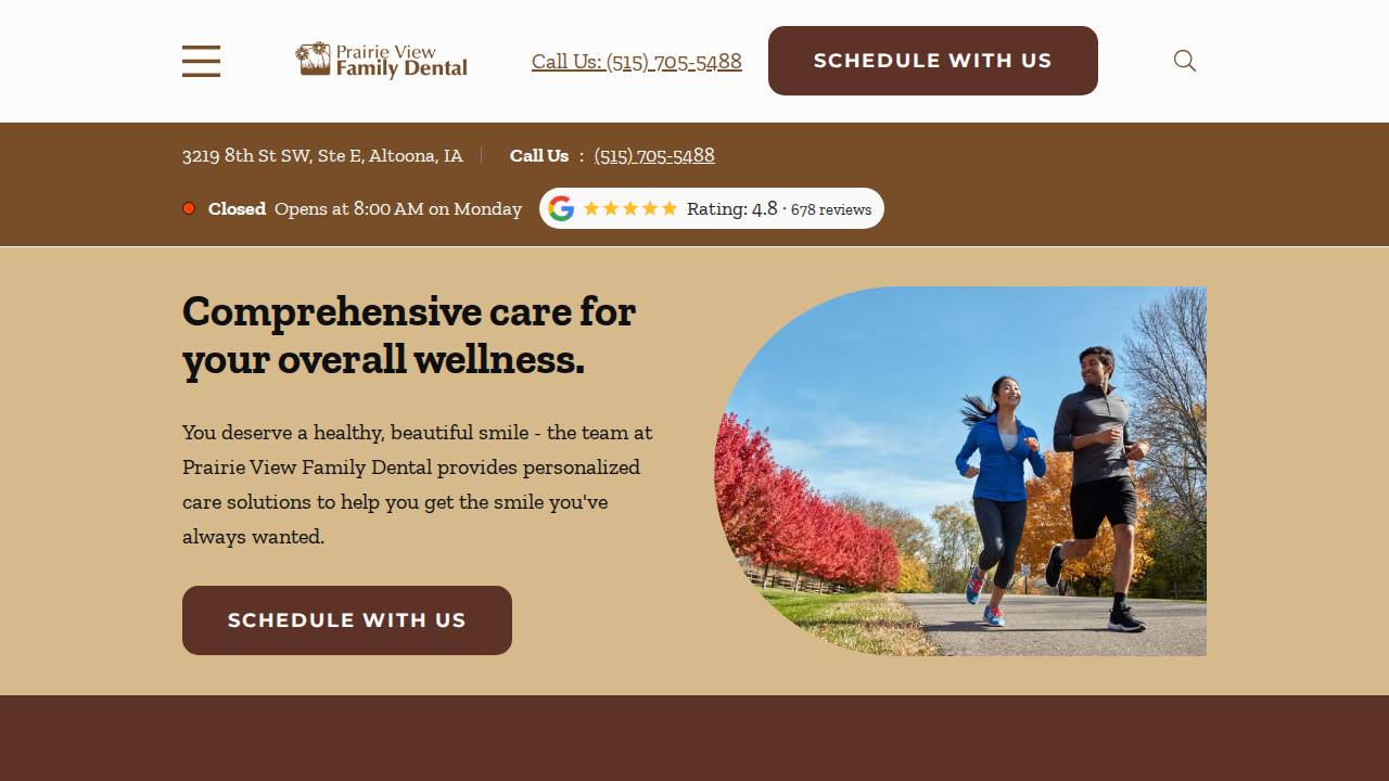 Corrie Yoshimura, DDS website screenshot