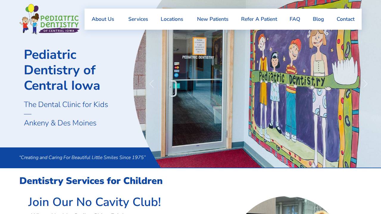 Steven Whittemore, D.D.S website screenshot