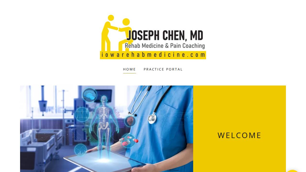 Joseph Chen, MD website screenshot
