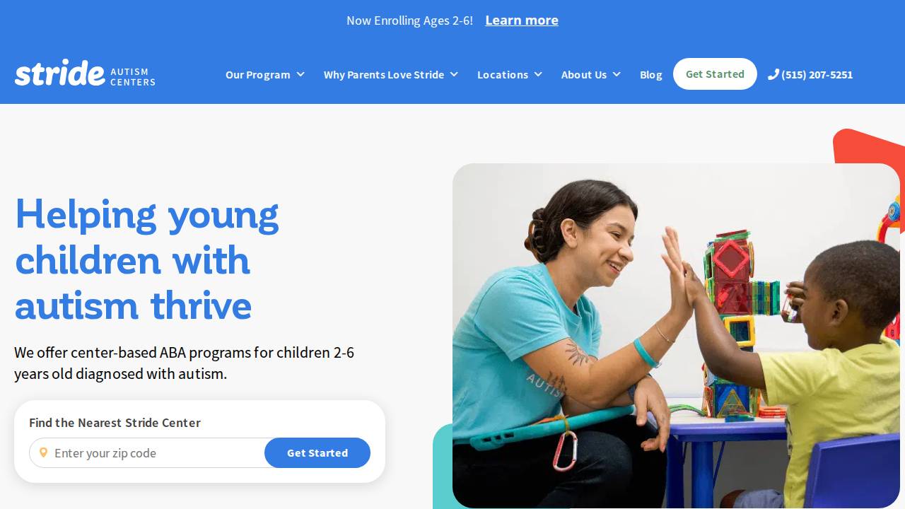 Julie Dauterive, BCBA website screenshot