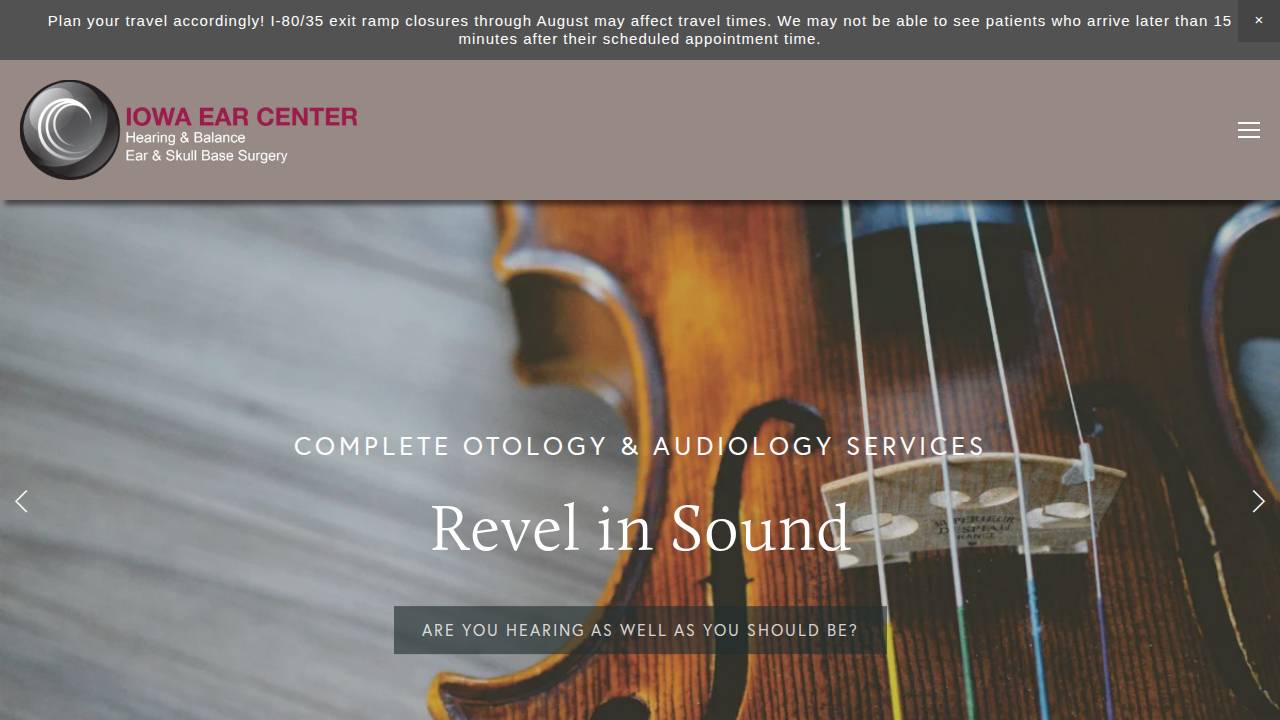 Emily Goetz, MA website screenshot