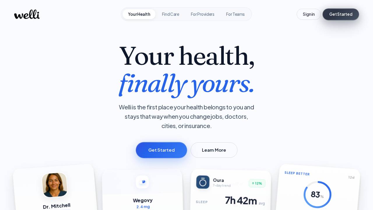 Thomas Luft, D.O website screenshot