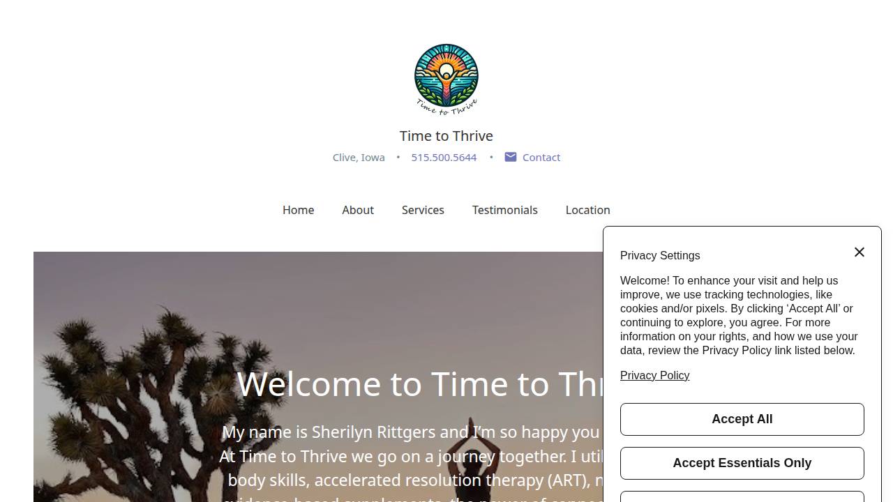 Karen Turnure website screenshot