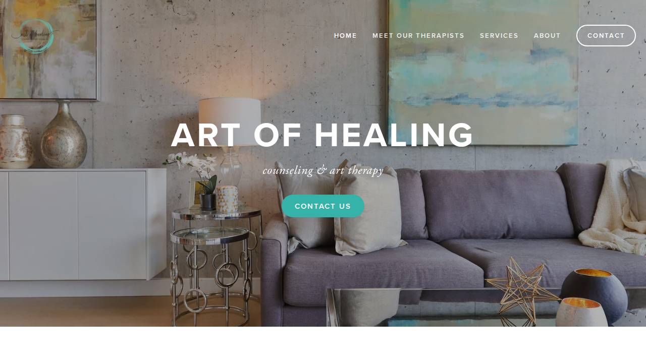 Art Of Healing Counseling And Consultation, LLC website screenshot