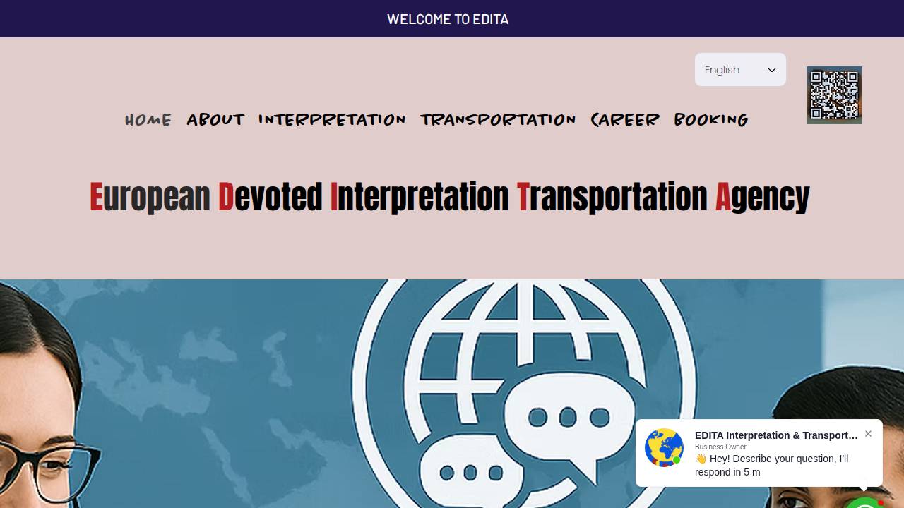 Edita Incorporated website screenshot