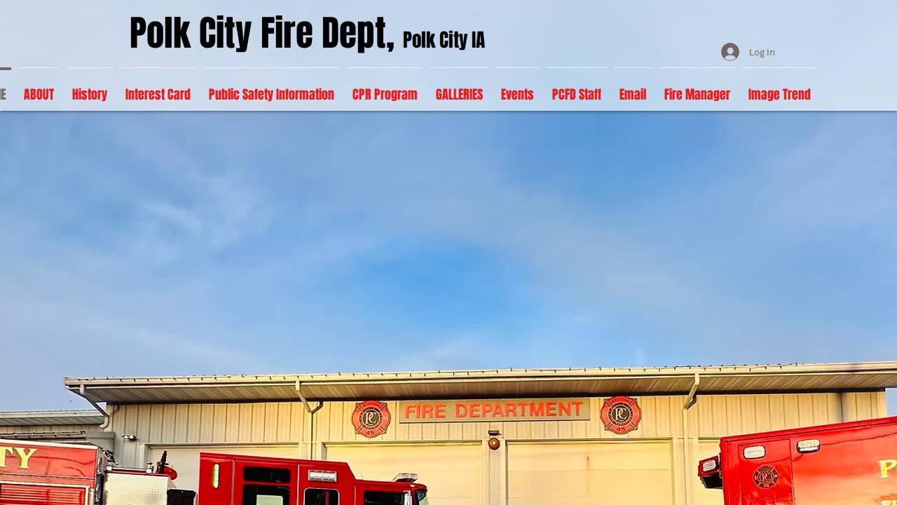 City Of Polk City website screenshot