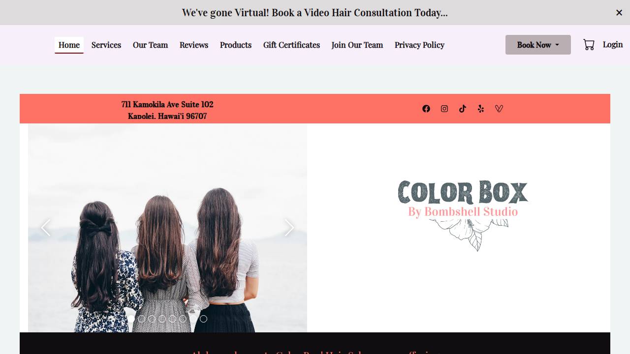 Brooke Neave website screenshot