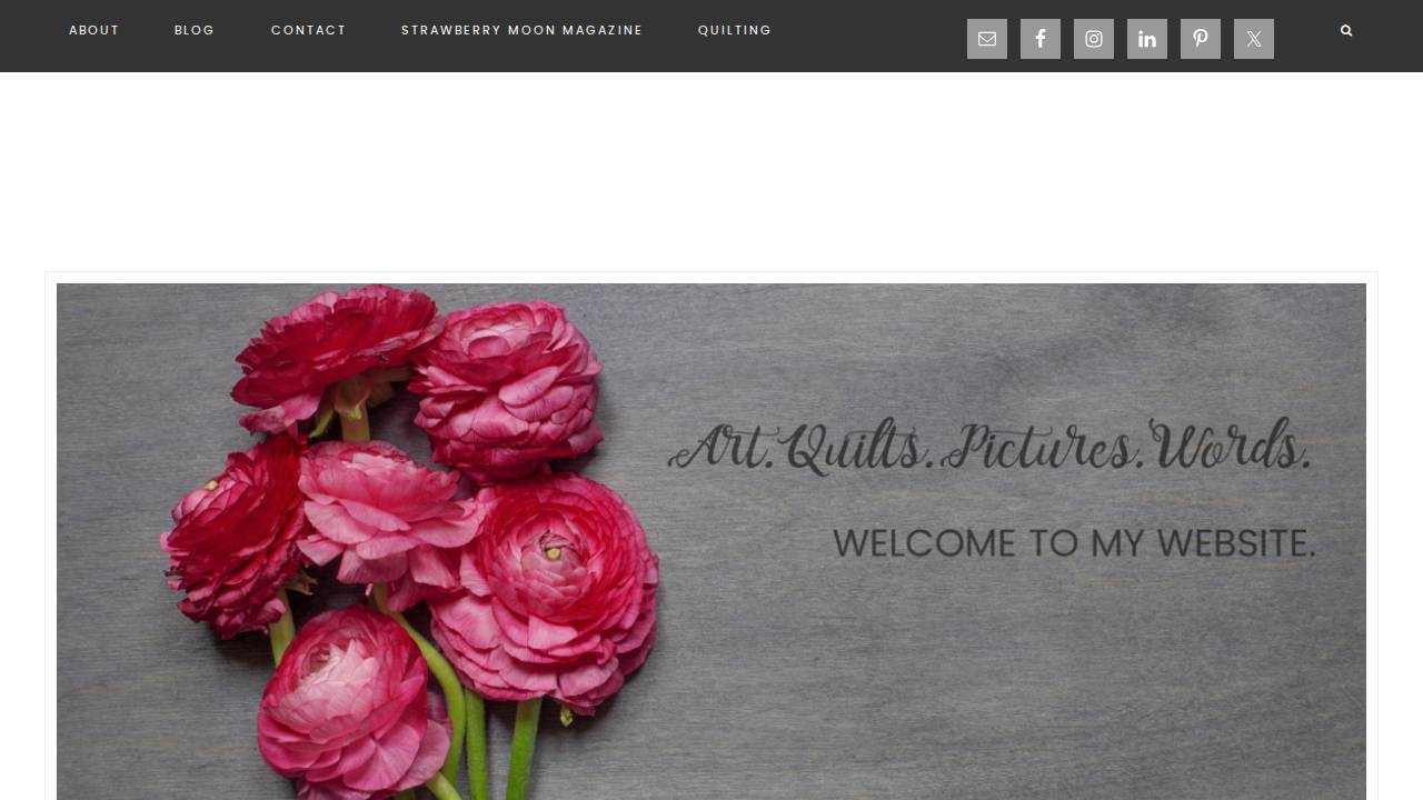 Suzanne Earley website screenshot