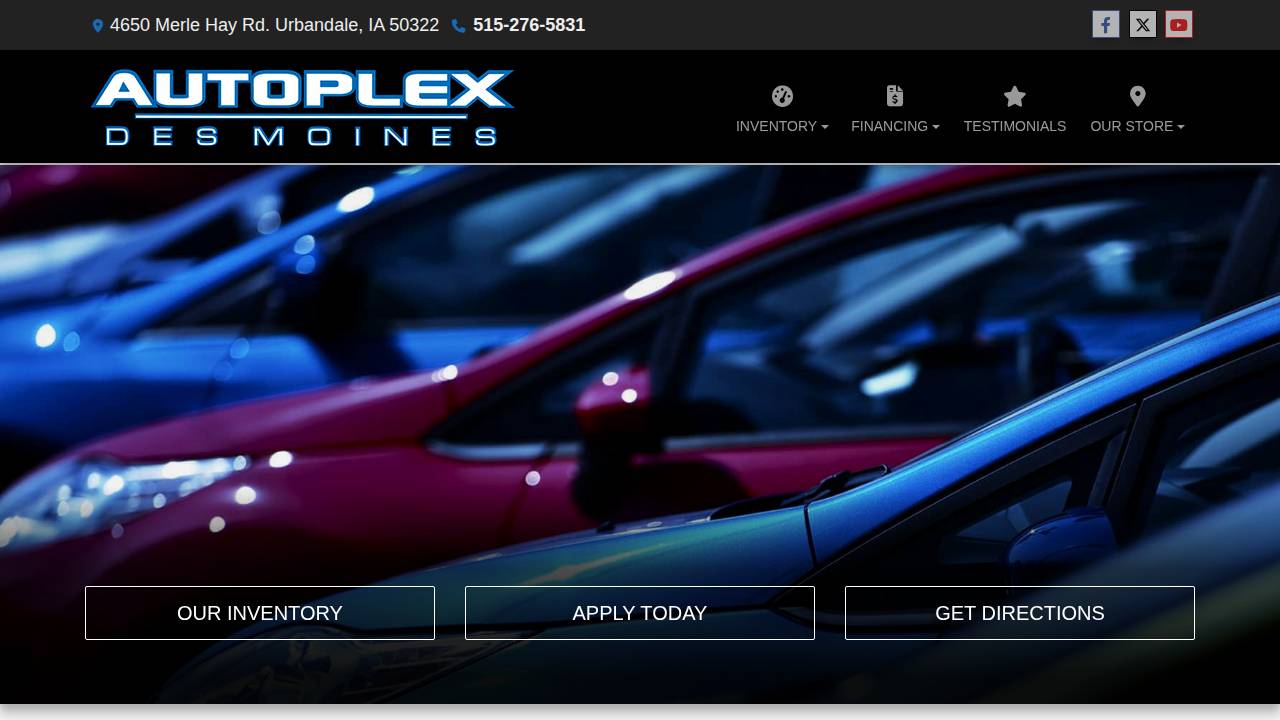 Auto Plex USA Inc. website screenshot