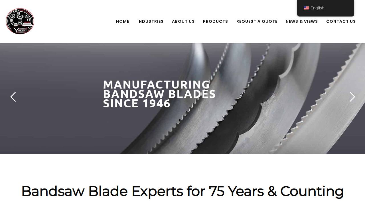 Terrence Bobby Simmons Llc, Simmons Knives AND Things website screenshot