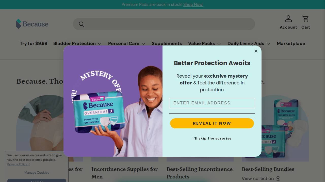 Portofino Labs, Inc. website screenshot