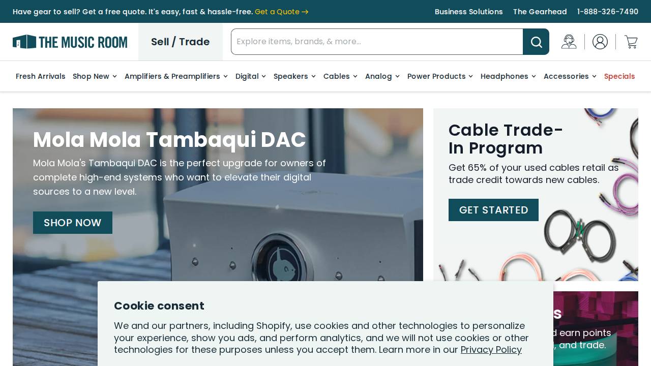 Fftm Inc, THE Music Room website screenshot