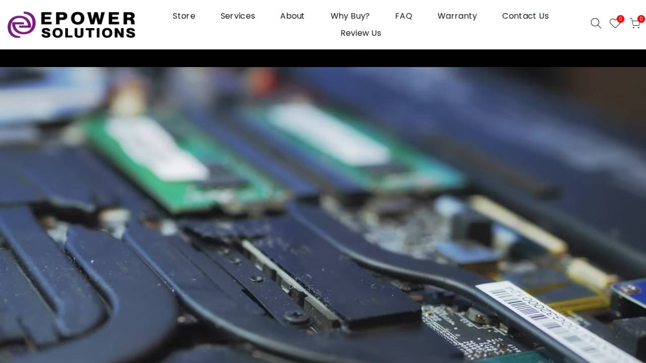 Epower Solutions LTD website screenshot