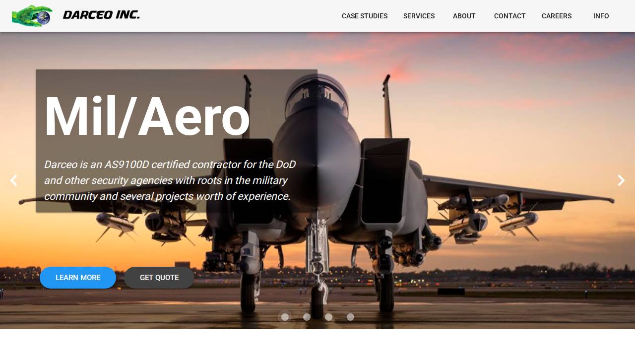 Darceo INC website screenshot