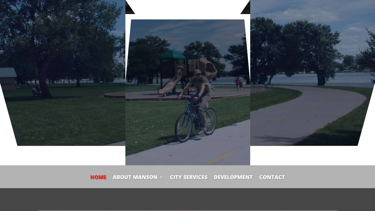 Manson Town OF website screenshot