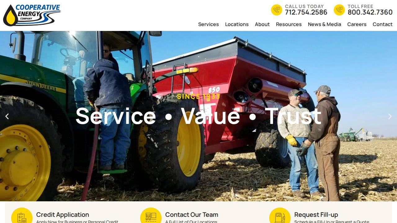 Cooperative Energy Company, Jackrabbit Junction website screenshot