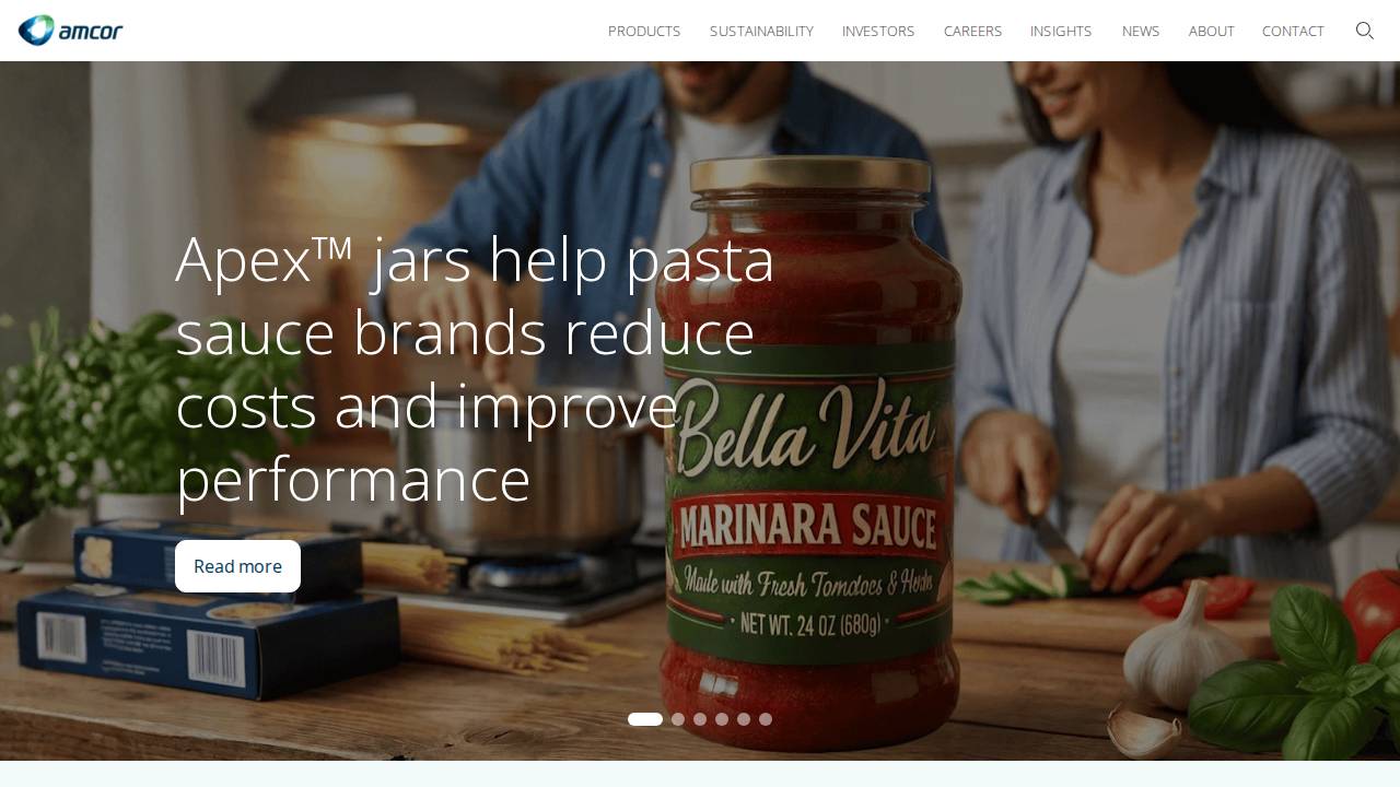 Amcor Flexibles North America INC website screenshot
