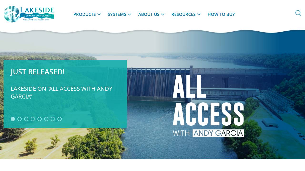 Lakeside Equipment Corp website screenshot