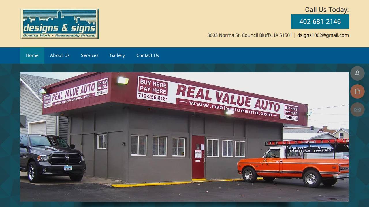 Verdean S Recher website screenshot