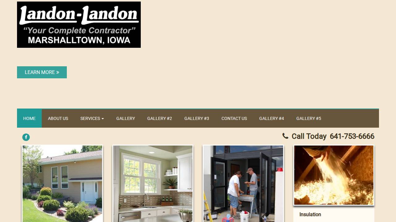 Landon Landon & Associates website screenshot