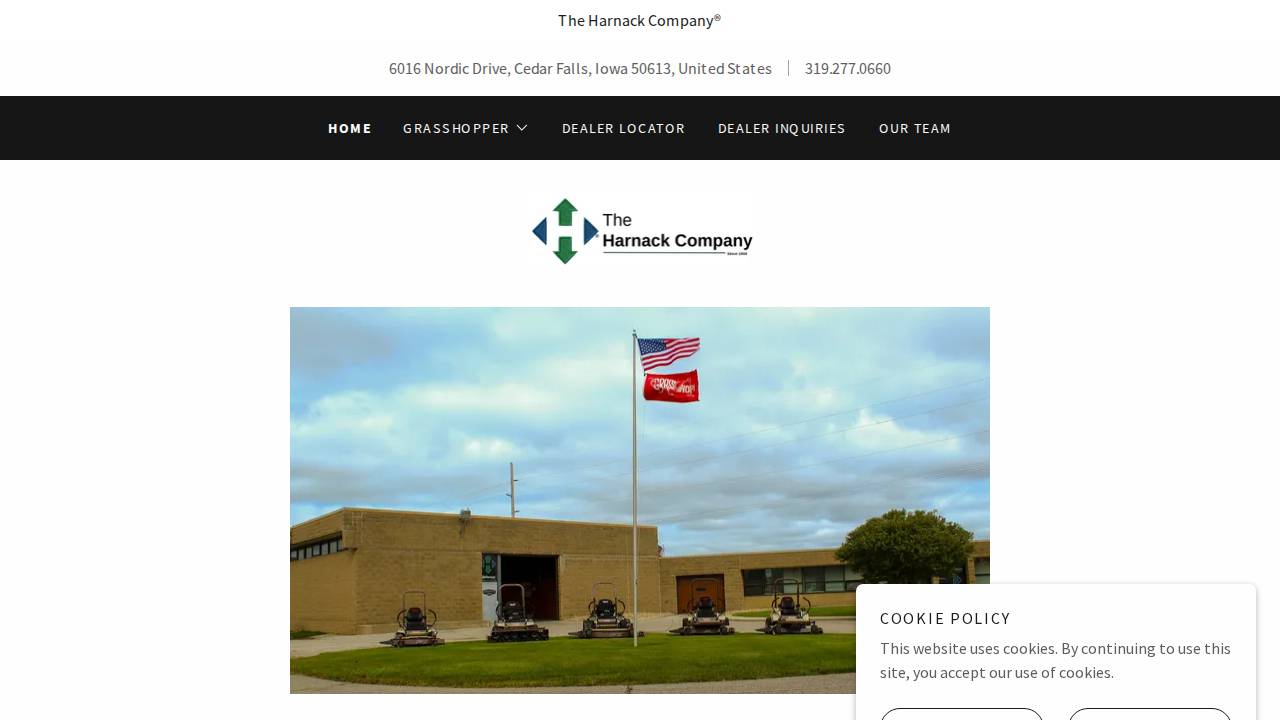 THE Harnack Company website screenshot